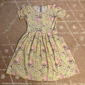 Light green floral dress